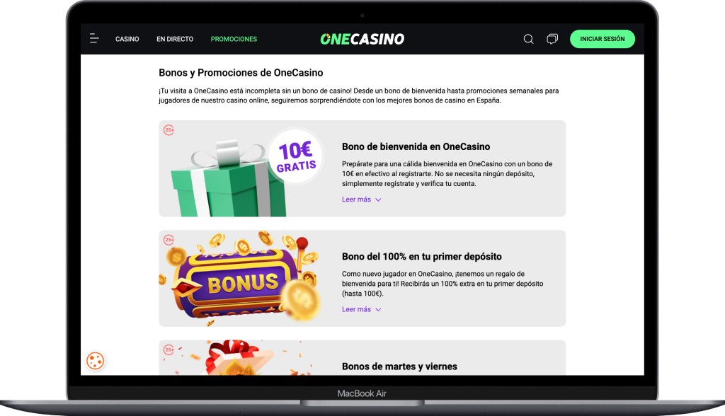 One Casino bonos