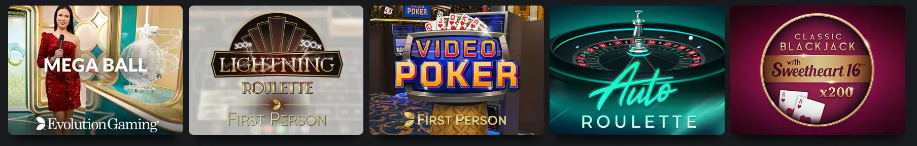 Juegos de mesa de OneCasino